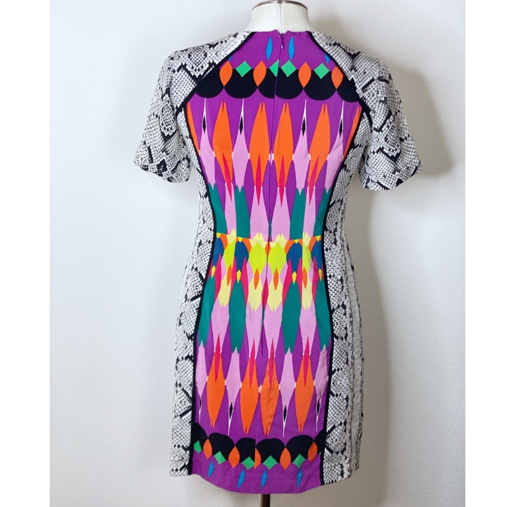 NANETTE LAPORE Geometric Snake Silk Sheath Dress - Picture 2 of 6